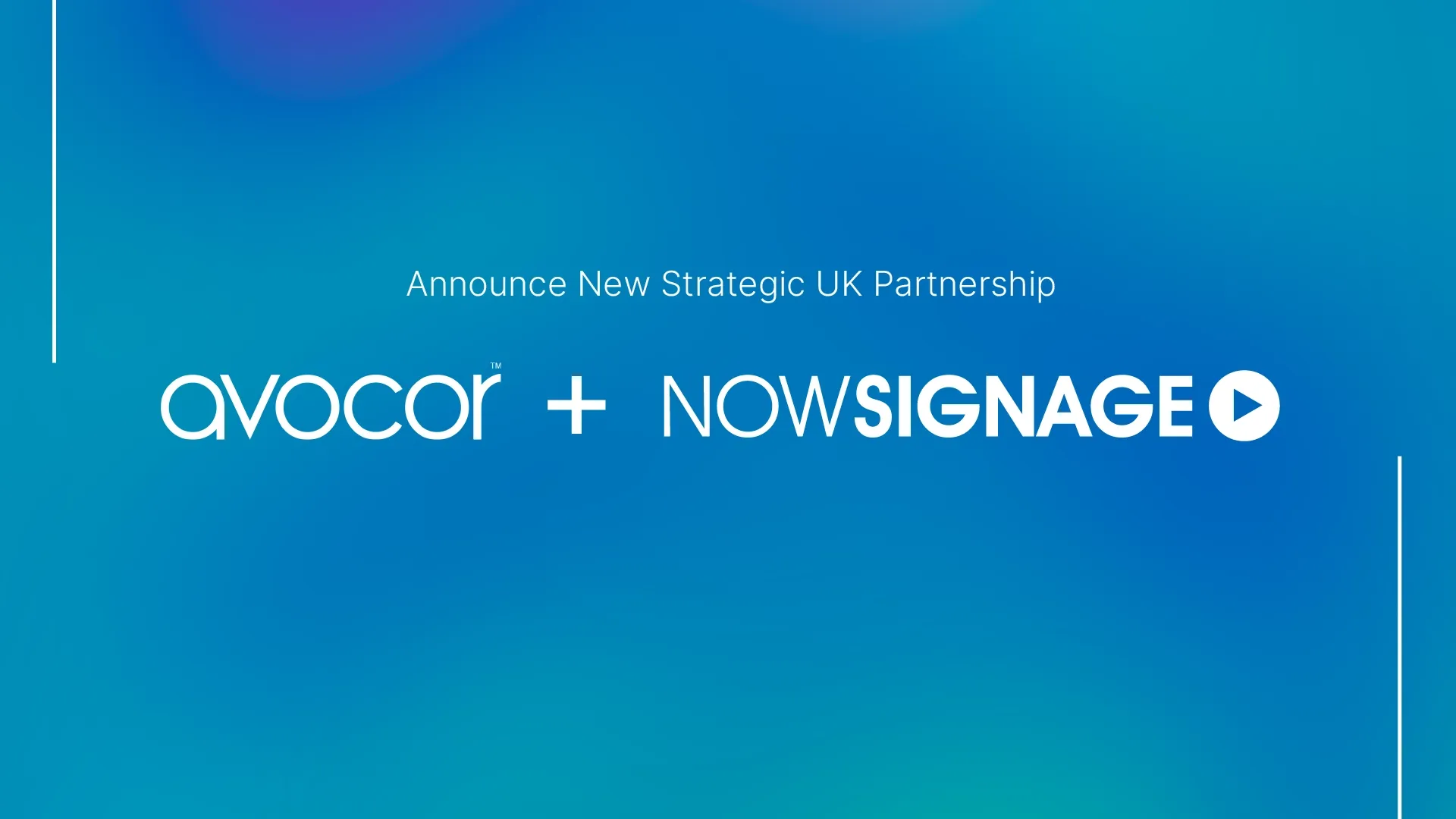 Avocor and NowSignage Announce New Strategic UK Partnership