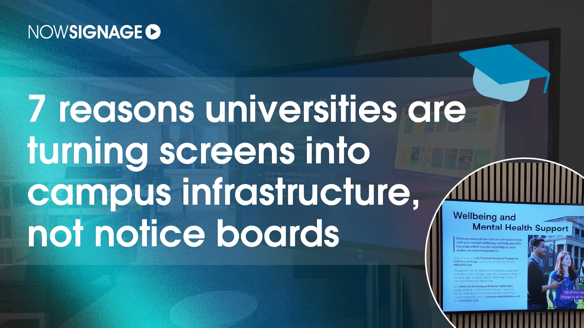7 reasons universities are turning screens into campus infrastructure