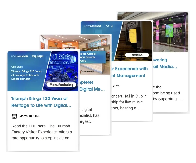 University of Chester connects campuses through 100-screen digital signage network Sidebar Image