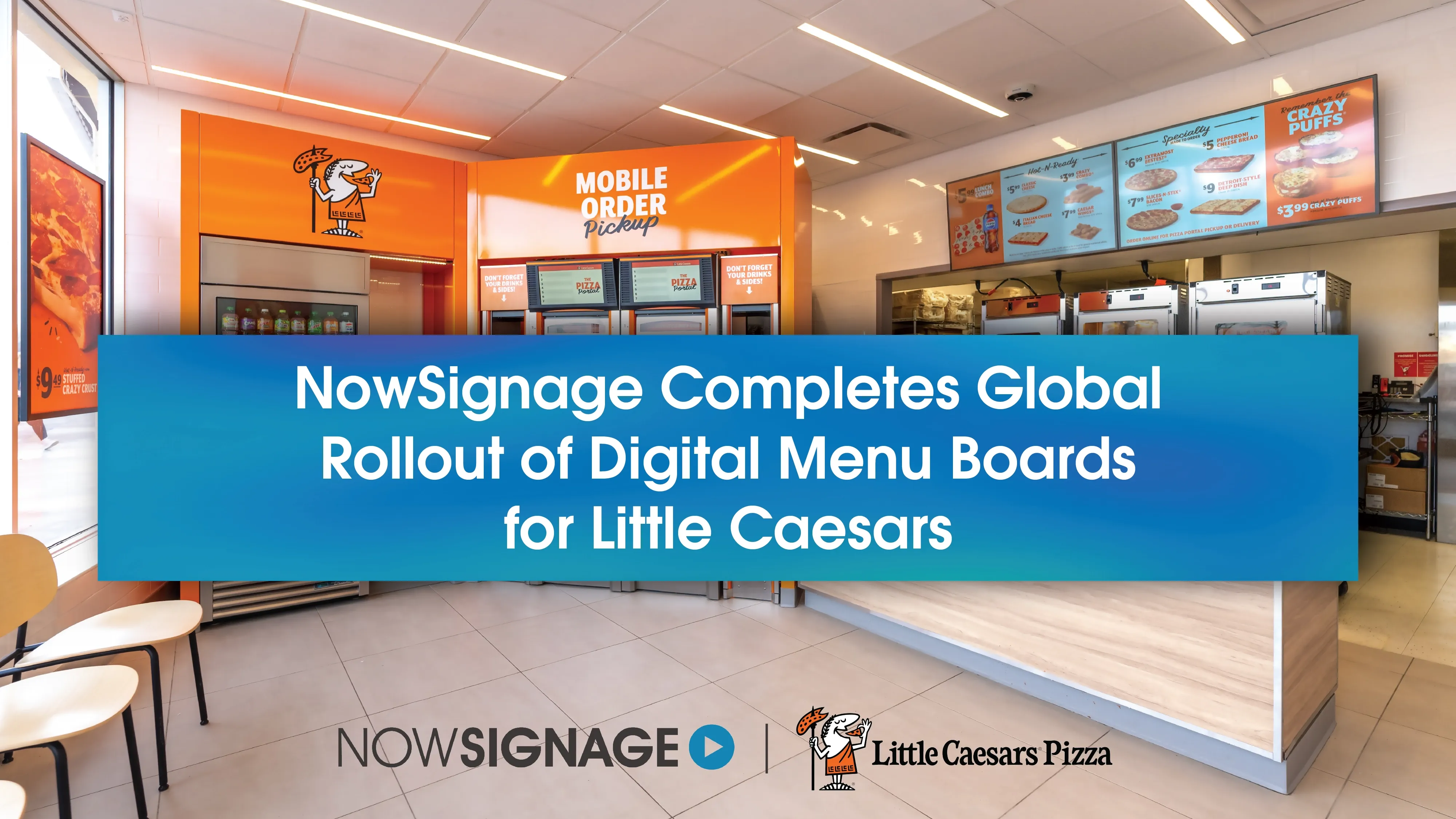 Little Caesars Digital Menu Board rollout