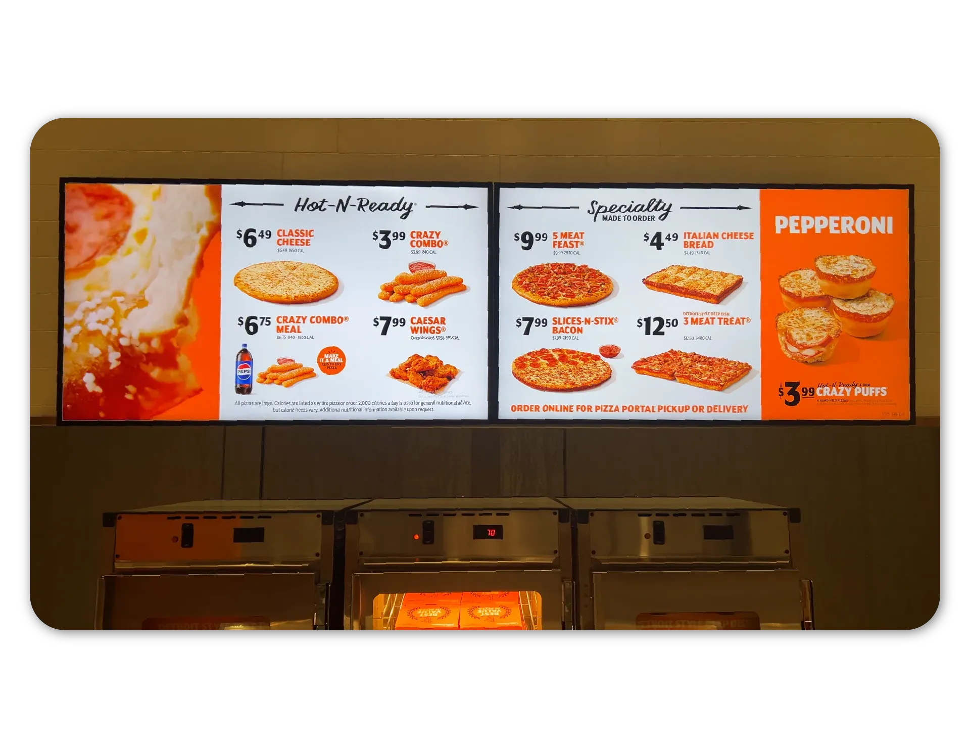 menu signage solution