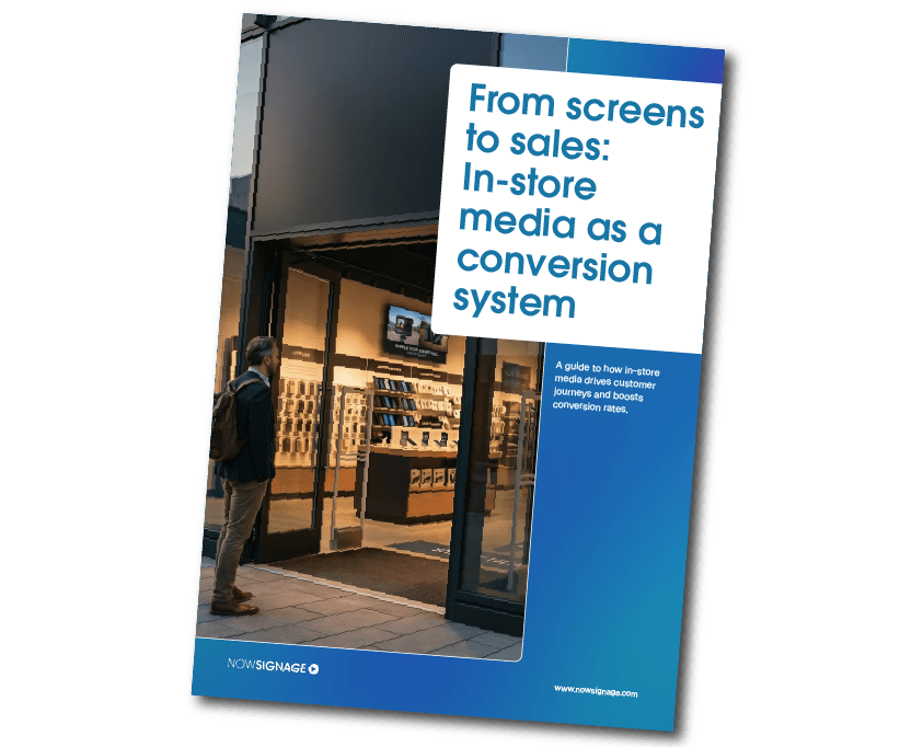 How retailers can build a business case for digital signage - Step by step Sidebar Image