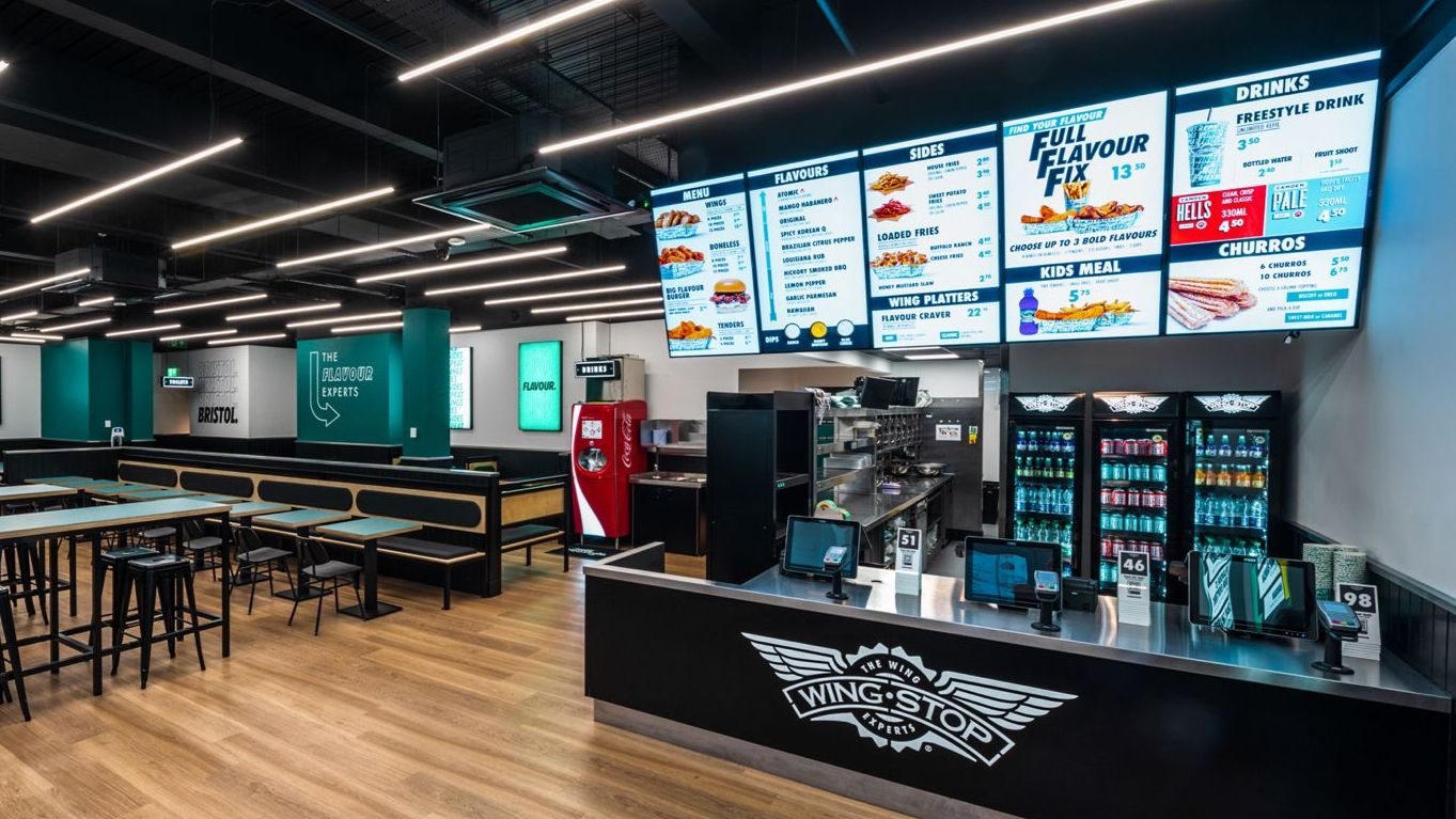 digital signage for fast food restaurants